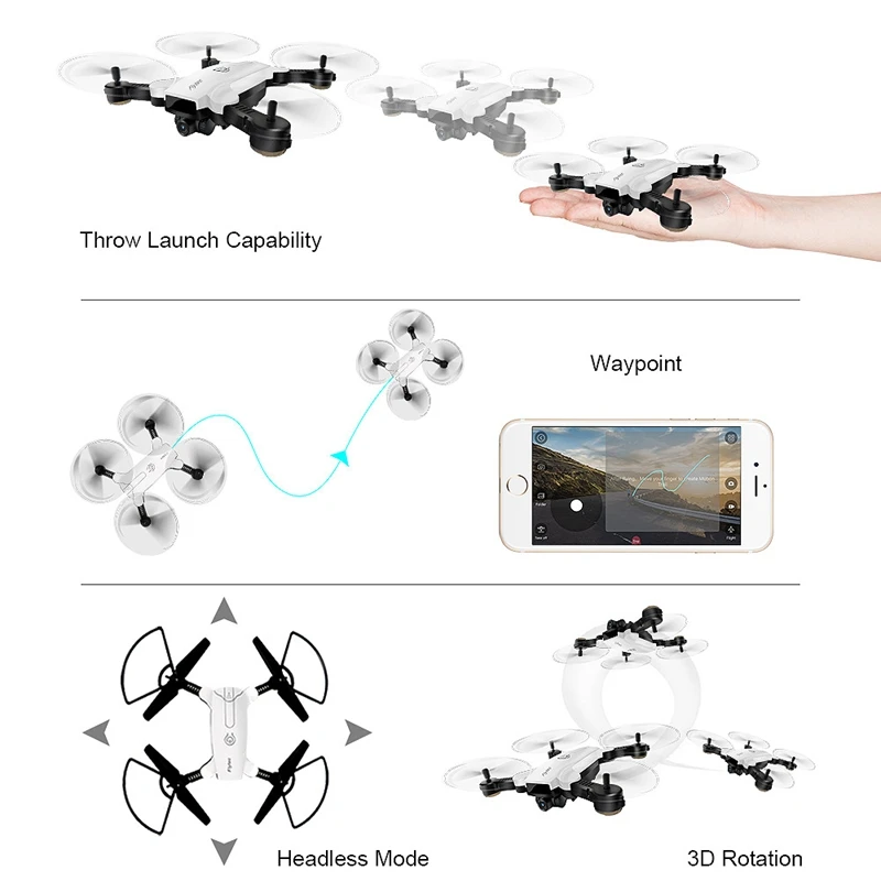 

Flytec Foldable Mini Aerial Camera Gesture Control Drone