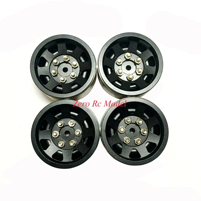 

4PCS ALL METAL 1.9 Beadlock Wheel Rim For RC4WD D90 D110 AXIAL SCX10 Truck