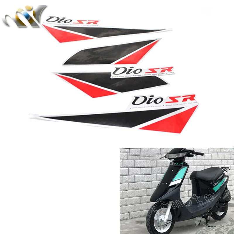 MOFO для HONDA DIO50 AF17/AF18/AF27/AF28 мотоцикл скутер тела наклейка на обтекатель DIO SR мотоцикл наклейка клей наклейки