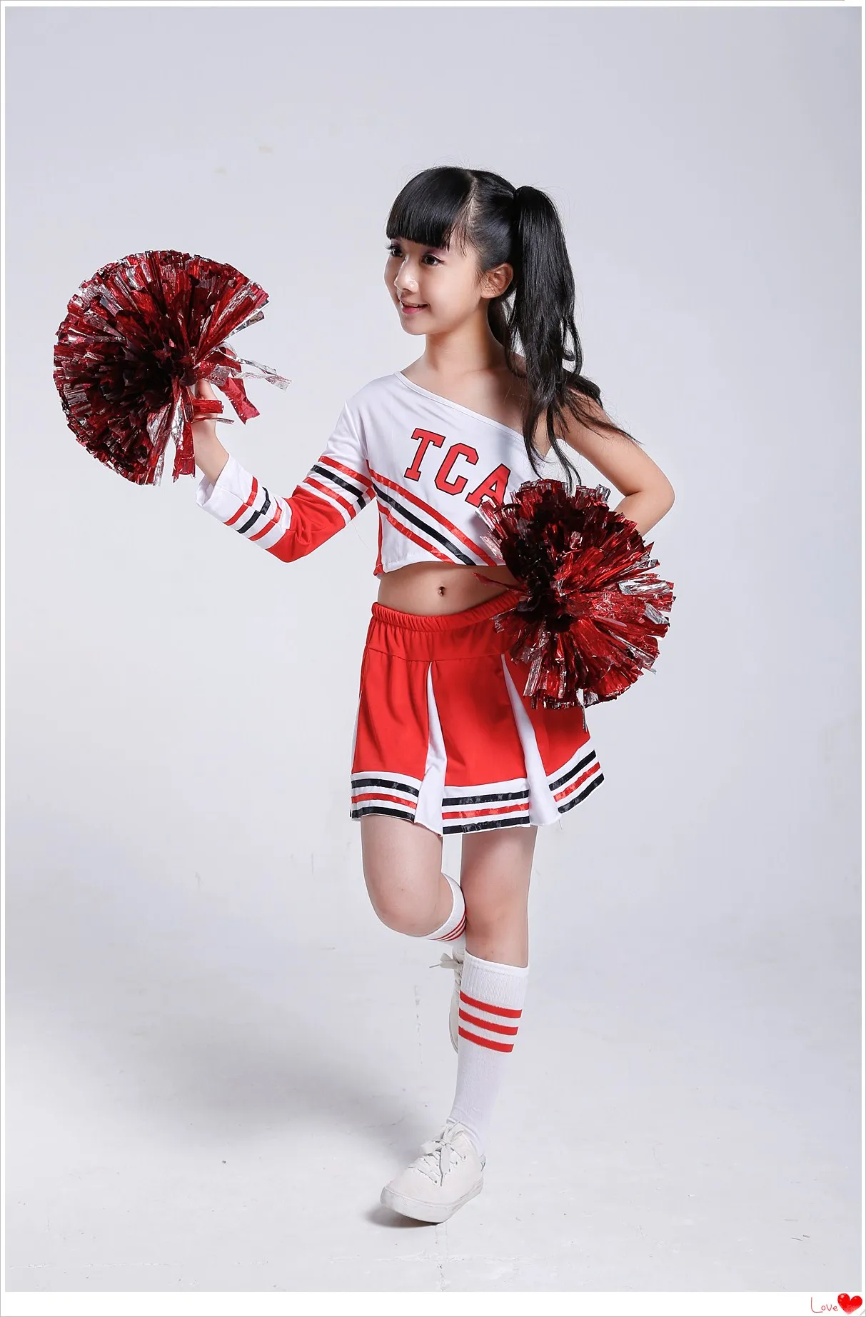 100-170 см, детская одежда для девочек с открытыми плечами, Комплект игры, футбольные соревнования, танцевальные костюмы болельщика, Детская школьная форма