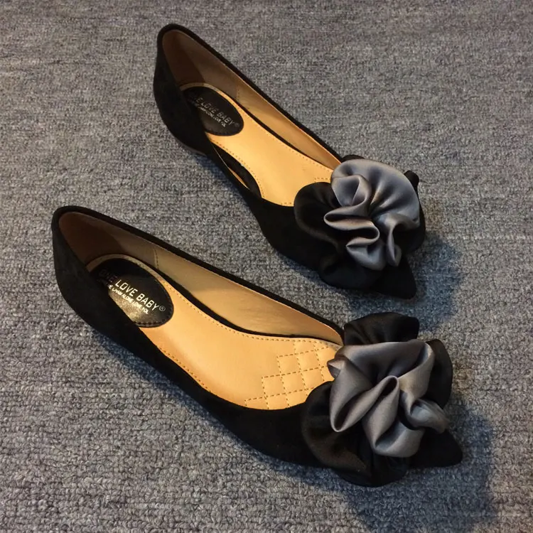 Koovan/Женская обувь на плоской подошве; коллекция года; сезон весна; новые тонкие туфли на плоской подошве; женская бархатная обувь для увеличения роста; свадебные туфли с цветочным узором