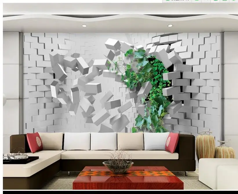 freies-verschiffen-moderne-wand-3d-wandbilder-wallpaper-hd-3d-ziegel