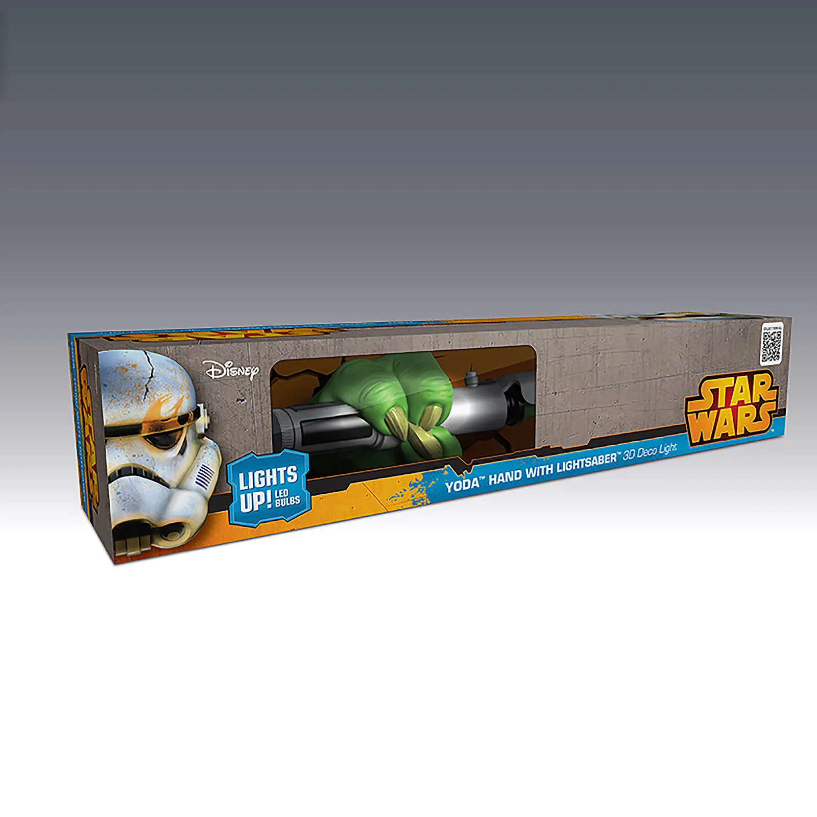 

3d Fx Deco Led Night Light Star Wars Yoda Hand With Lightsaber Christmas Gift Lamps Lighting Night Lights