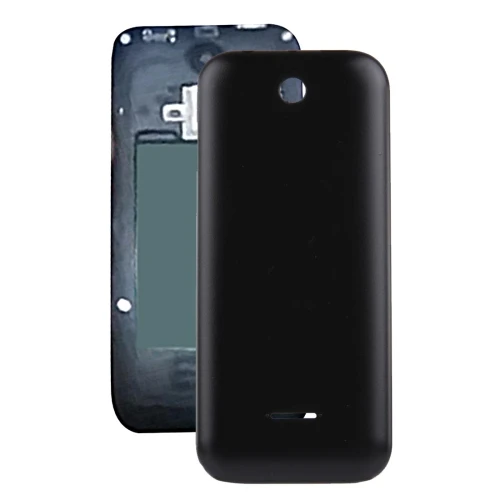 Сплошной цвет пластиковый аккумулятор задняя крышка для Nokia 225 (черный) |