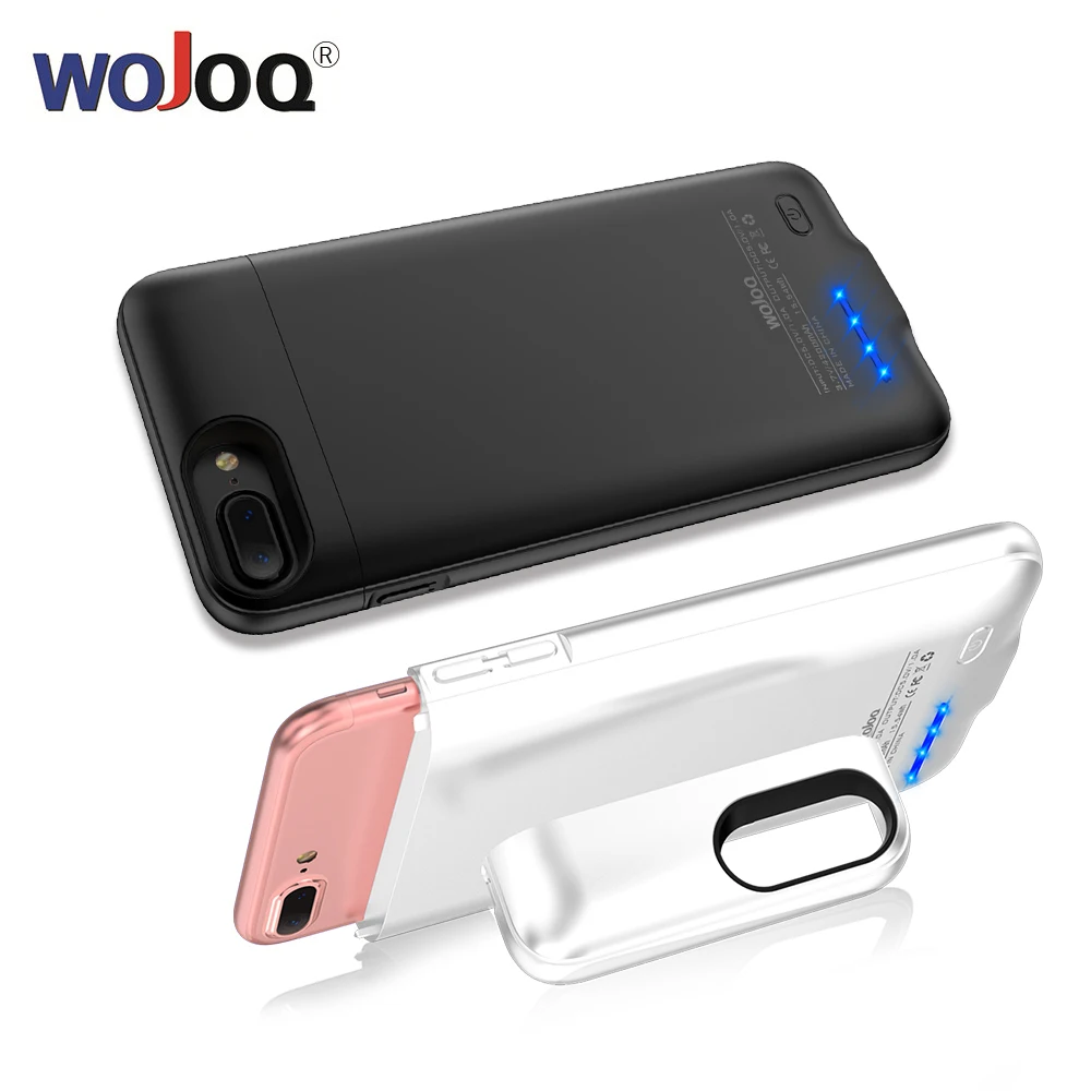 

WOJOQ Ultra Slim External Battery Power Case for iphone 7 6 6s Plus 3000mAh&4200mAh Battery Case Back Cover Charging Case