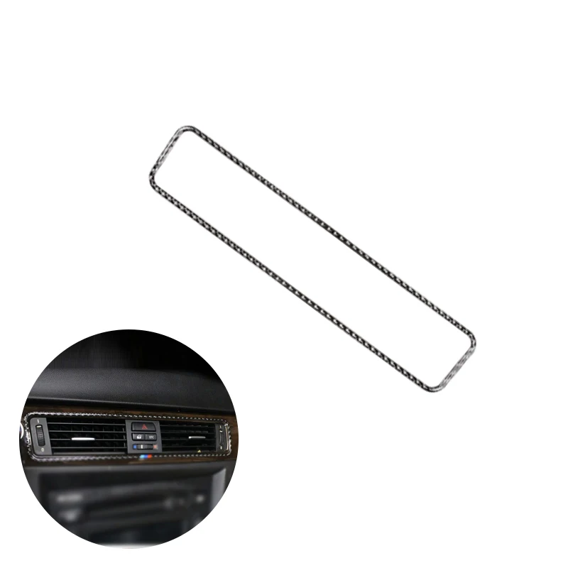 

For BMW 3 Series E90 E92 E93 2005 - 2011 2012 Carbon Fiber Car Interior Center Control Air Conditioning Air Outlet Vent Cover