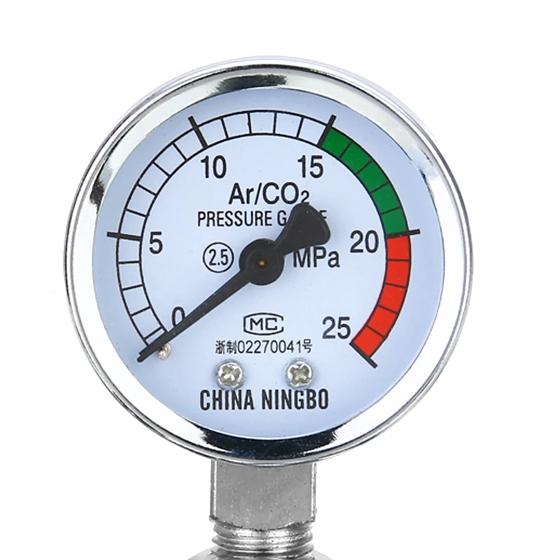 Металлический сварочный газовый счетчик аргон Co2 регулятор потока давления Mig Mag сварочный манометр для электроинструмента