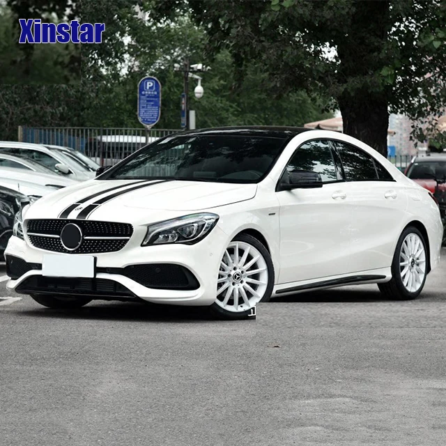2 шт. Автомобильная головка и задняя наклейка для Mercedes benz AMG w204 w211 W210 C63 c180 e200 CLA GLK GLE