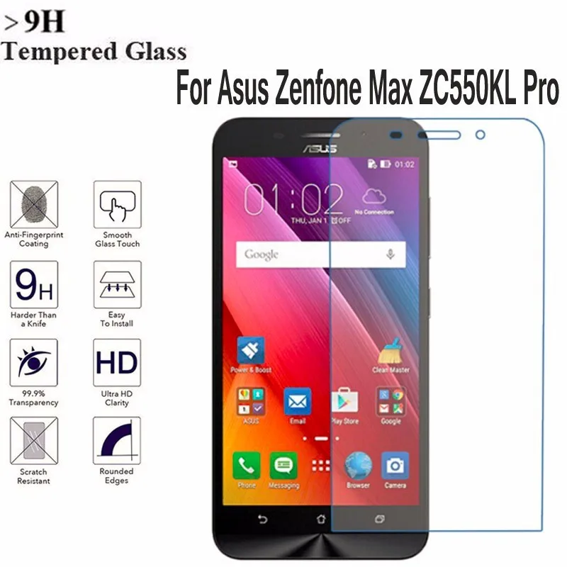 Для Asus Zenfone Max ZC550KL переднее закаленное стекло Защита для экрана Защитная стальная