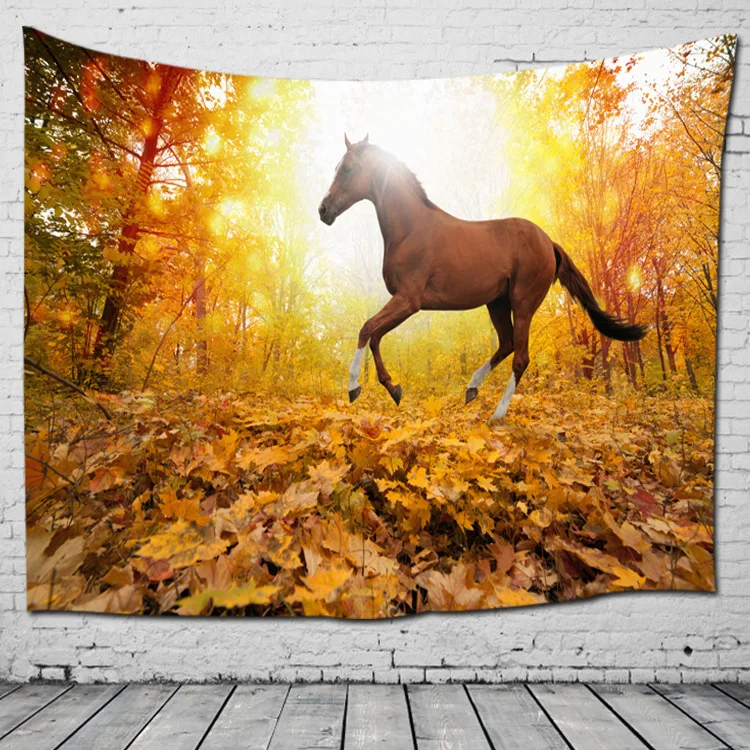 Настенный 3D гобелен с рисунком лошади 5 видов|hanging tapestry|wall hanging tapestrywall tapestry |