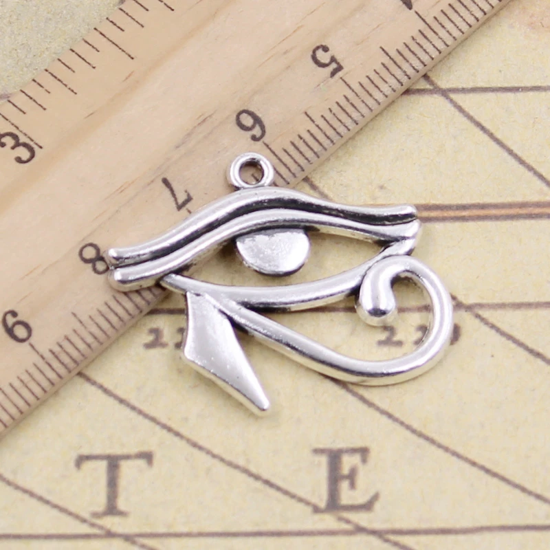 10pcs Charms ancient egypt eye of Horus 33x27mm Tibetan Silver Plated