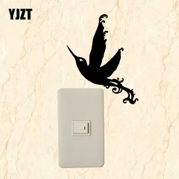 

YJZT Beautiful Bird Wall Decal Vinyl Switch Sticker Decor Cartoon Animal Pattern 17SS0446