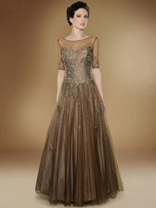 

Princess Style Hand Made Beading Lace Applique Bridal Mother Gowns 2015 New Mother of the Bride Dresses for Weddings(MO-8272)