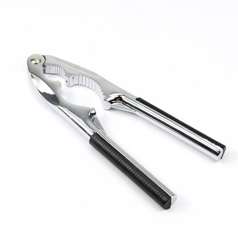 

Quick Black Handle Walnut Cracker Nutcracker Sheller Nut Opener Kitchen Tool 16.5*4cm