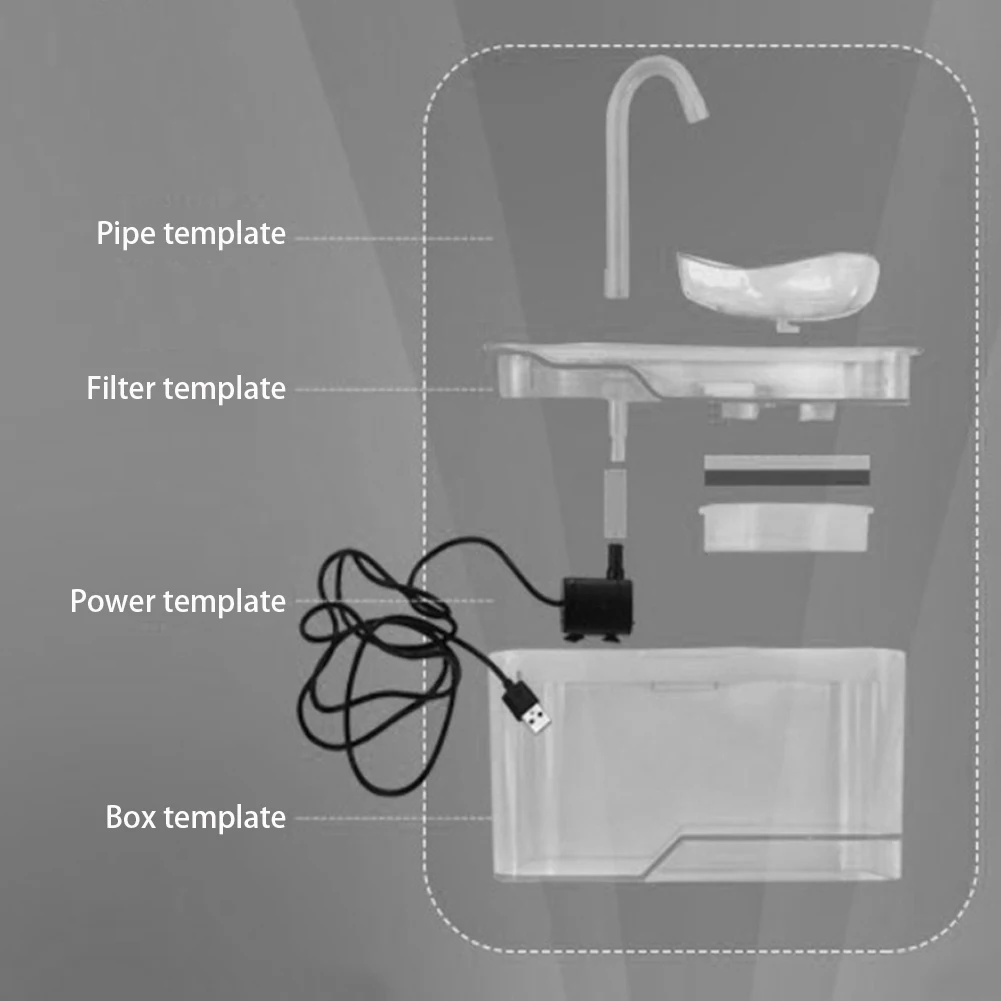 2.6L Pet Cat автоматический диспенсер для воды, дозатор воды для собак, интеллектуальный инфракрасный индукционный Электрический кормушка для воды