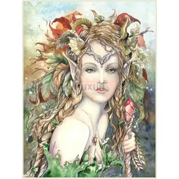 

5d diy diamond painting cross stitch 3d diamond embroidery kits Cartoon elf picture full rhinestone mosaic Home Decor painting