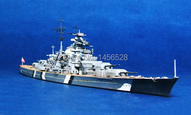 

Freeshipping Assembly Model kits Modle building Trumpeter 05711 1/700 Germany Bismarck Battleship 1941 scale