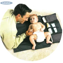 Детские пеленки сумка Pad сложенный мешок детский подгузник Сумочка Открытый пеленки для ухода за ребенком