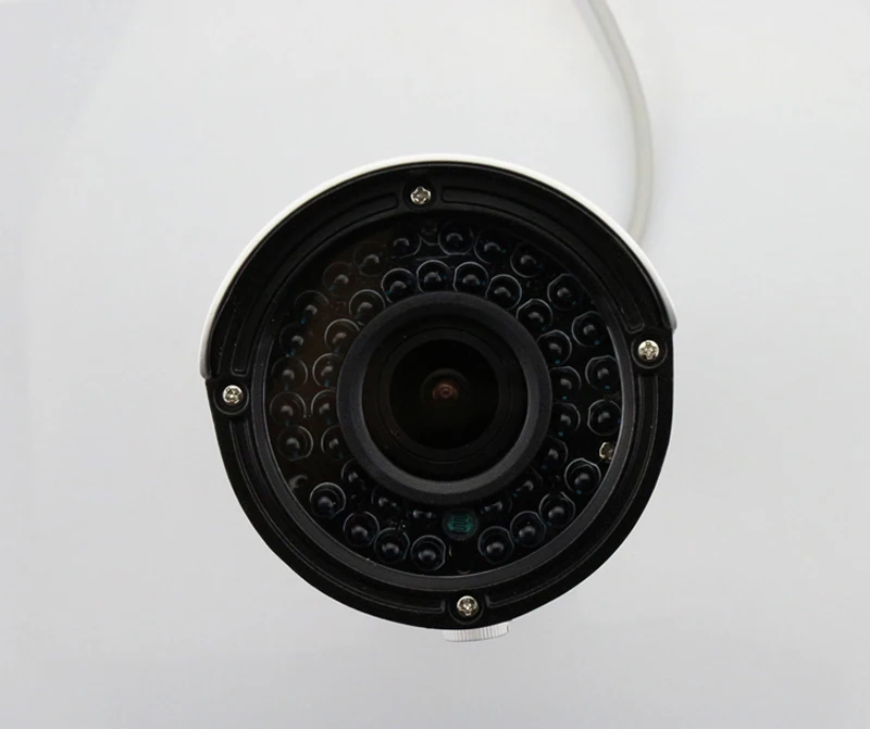 42 шт. инфракрасный светодиодный переменный фокусный 2,8 мм-12 мм водонепроницаемый металл 5MP/3MP/1080P H.265 25Fps аудио камера POE IP CCTV камера