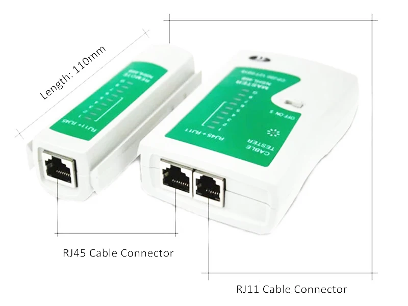 Сетевой кабель тестер RJ45 RJ11 Cat5e Cat6 UTP FTP LAN инструмент сети ручной телефонная проводка линии детектор