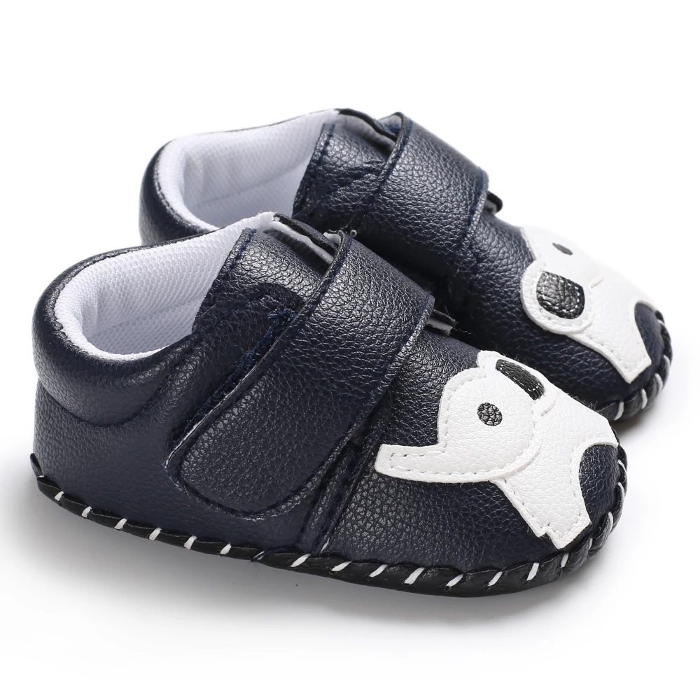 Милая обувь из искусственной кожи с животными для маленьких мальчиков 0-18 месяцев, модная обувь для мальчиков и девочек, обувь для малышей с