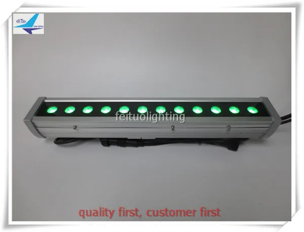 

12/lot 0.5m waterproof 12x10w led Wall Washer Accent Lighting Bar light rgbw 4 in 1 linear light