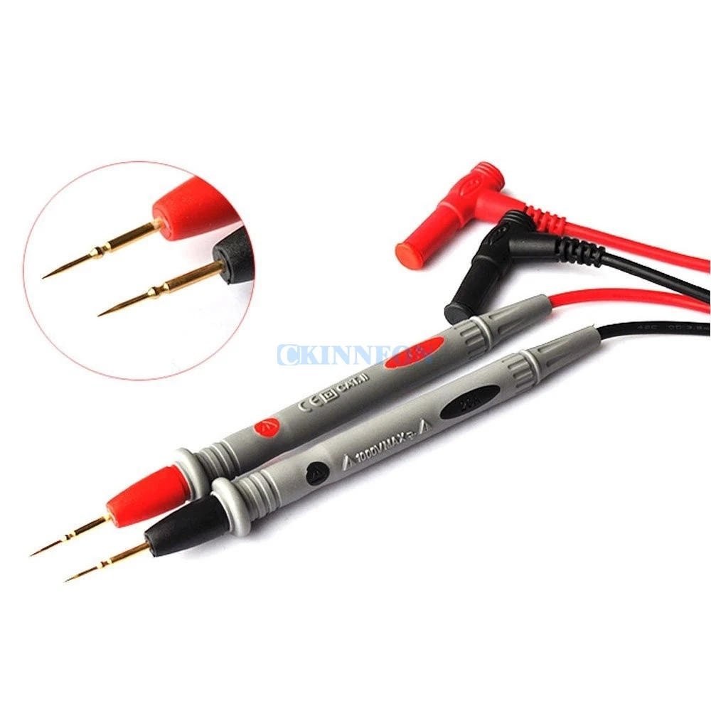 Dhl 100pair 200pcs Needle Table Pen Probe Test Leads Pin Digital