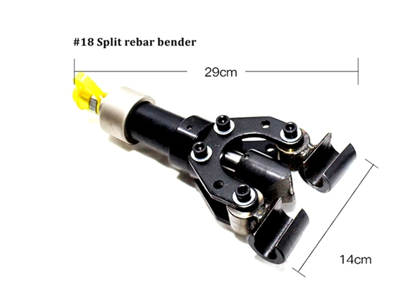 Сплит Тип Арматура Бендер 18 мм гидравлический усиленный стальной железный прут Инструменты для гибки строительные инструменты powerfull изгиб 90 градусов