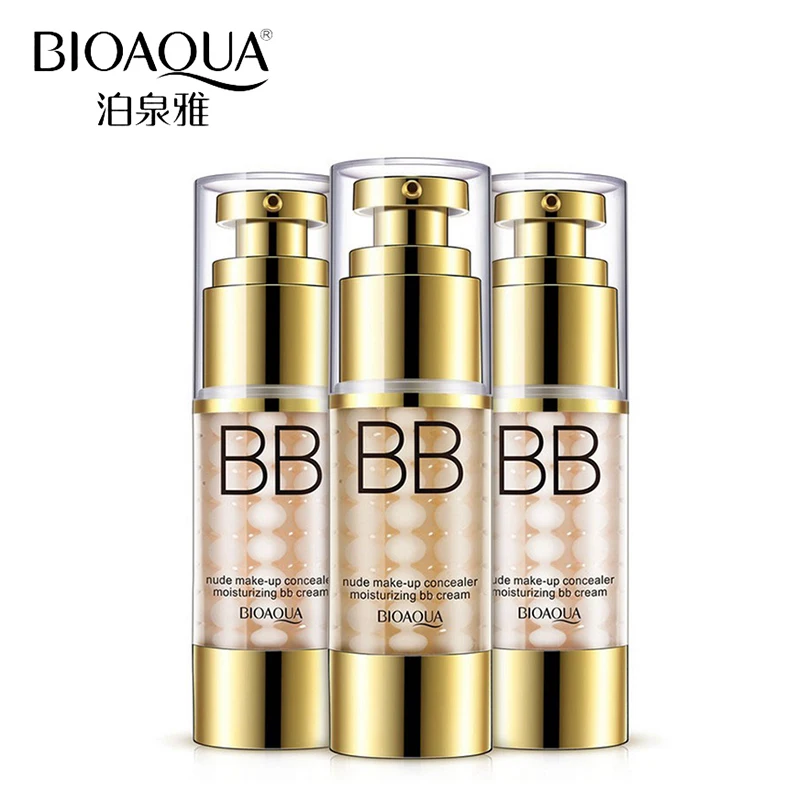 

BIOAQUA Brand Cushion BB CC Cream Breathing Liquid Concealer Face Primer Makeup Brighten Whitening Base Foundation Nude Make Up