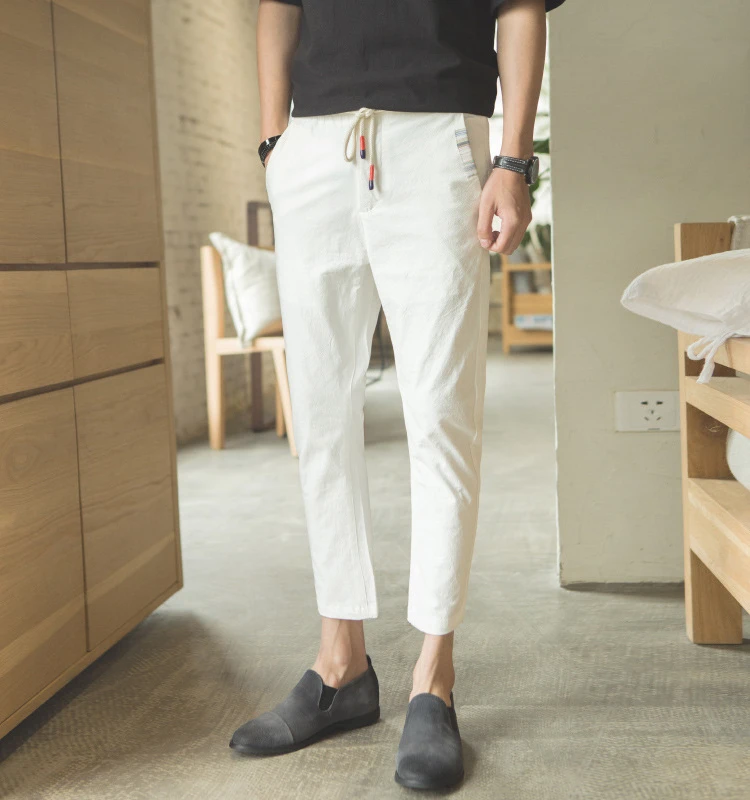 New Fashion Mens Ankle length Linen 