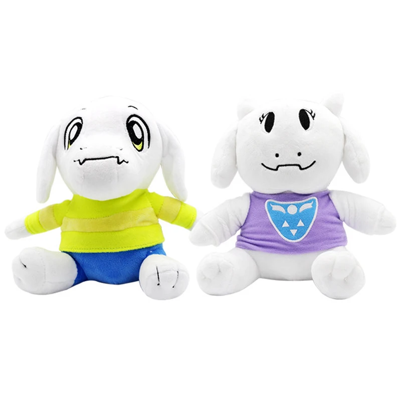 2 шт./лот 20 см плюшевые игрушки Undertale Sans Asriel & Toriel мягкие для детей подарки
