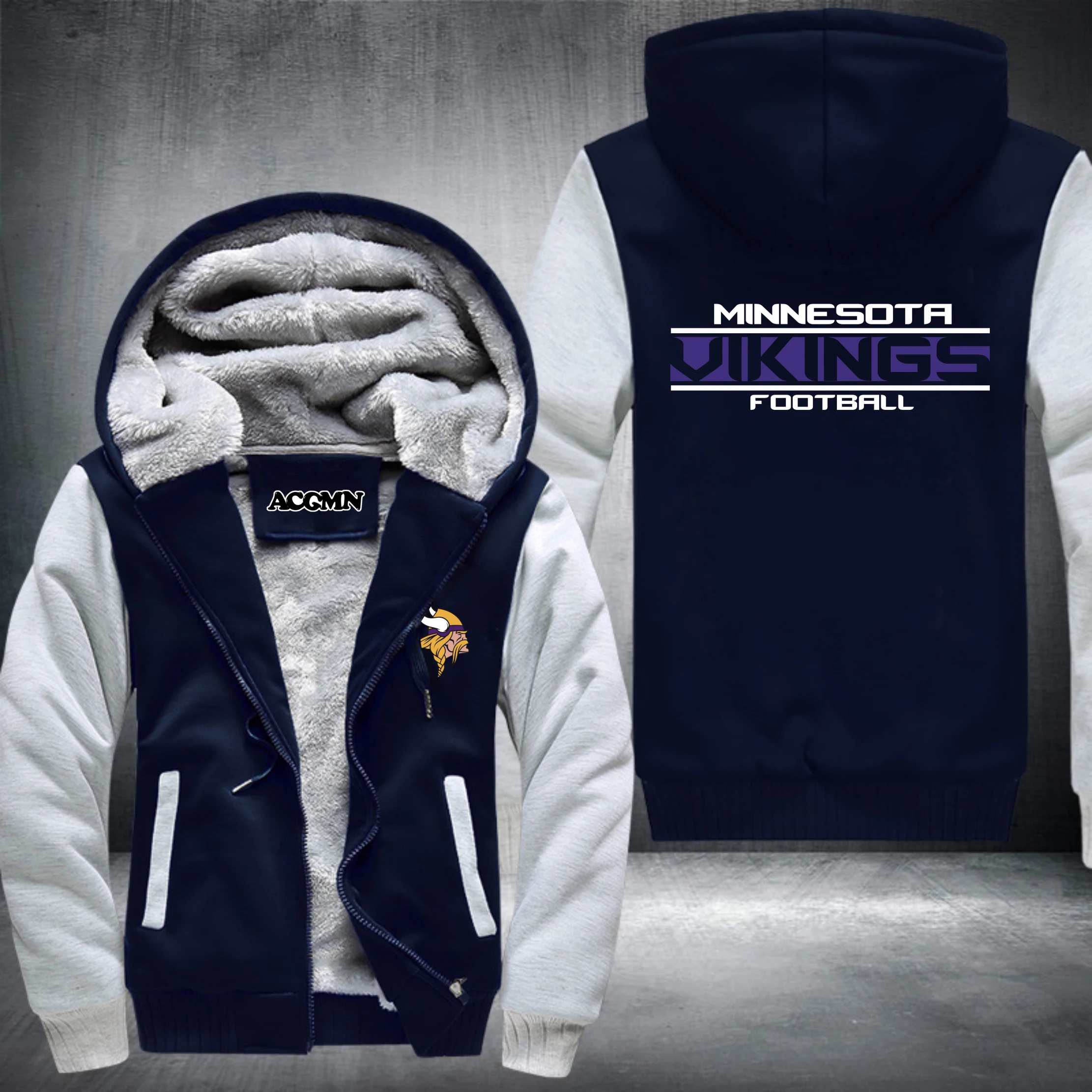 NFL New Orleans SAINTS Hoodie Jacket Thicken Coat Luminous Sweatshirt