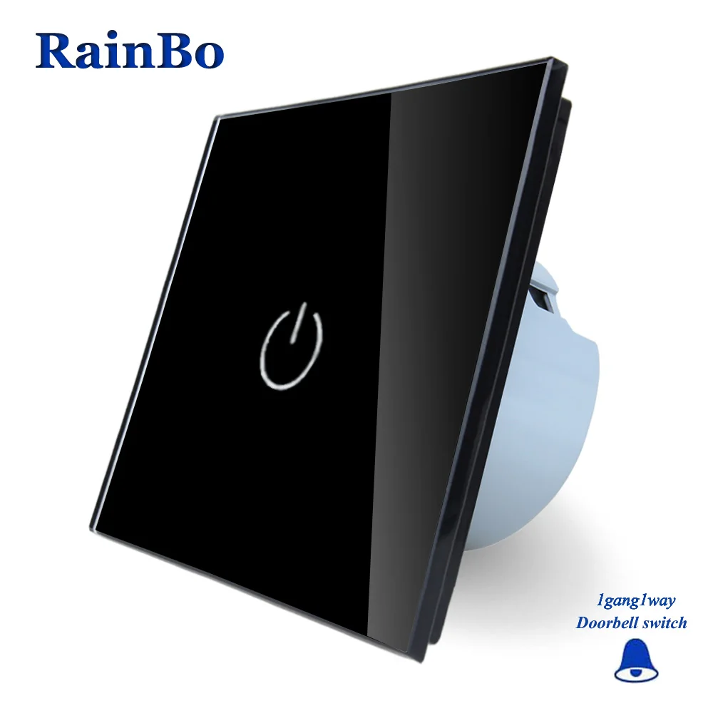 RainBo Touch Switch Screen Crystal Glass Panel Switch door bell Switch