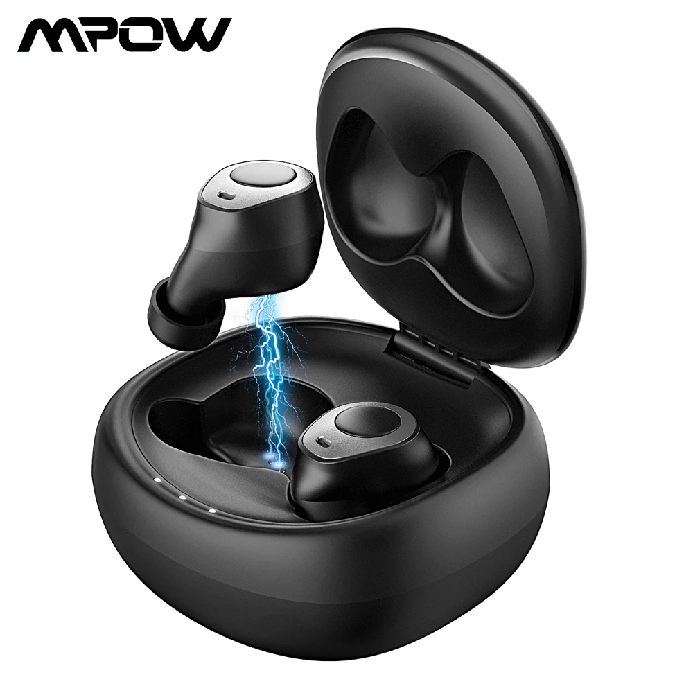 Беспроводные наушники Mpow T3 TWS Bluetooth 5 0 с зарядным устройством время