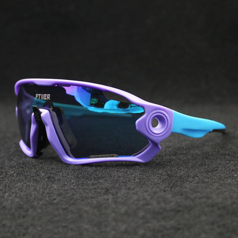 Ftiier, цветные, 5 линз, TR90, поляризационные, велосипедные, солнцезащитные очки, полная оправа, очки для велоспорта, солнцезащитные очки для верховой езды, рыбалки
