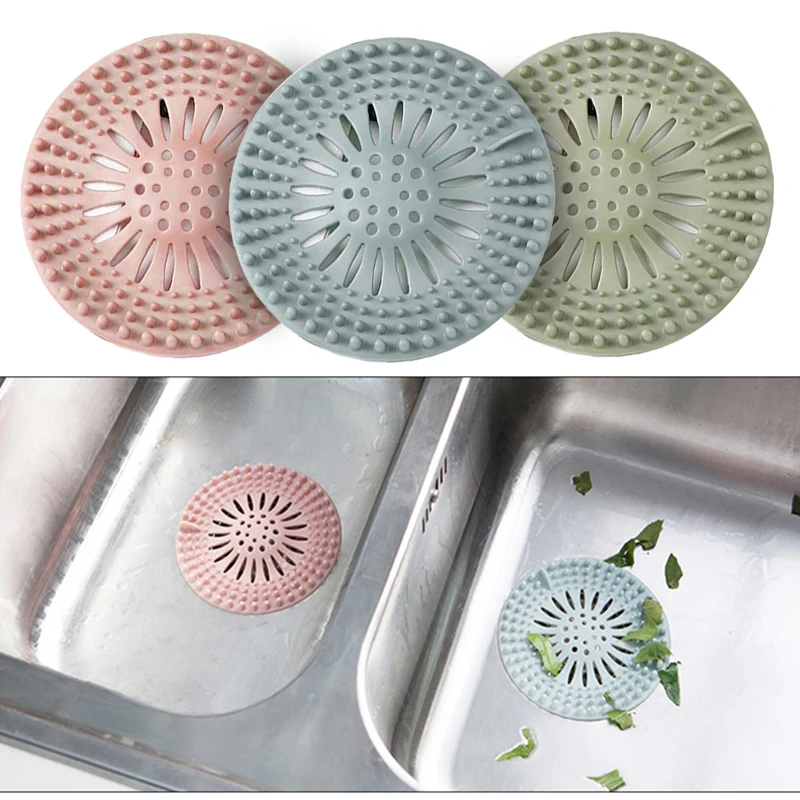 

Kitchen Bathroom Sink Hair Filter Anti-blocking Filter Sewer Floor Drain Bathroom Suction Drain sink drain filter sink strainer