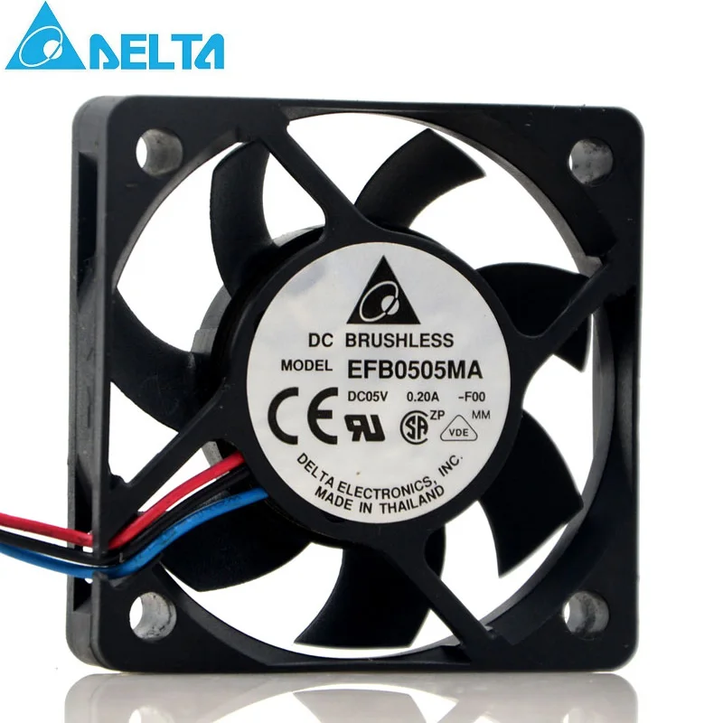 Оригинальный бесшумный USB Вентилятор Для delta 5 см в 5010 а EFB0505MA|silent cooling fan|cooling fancooling