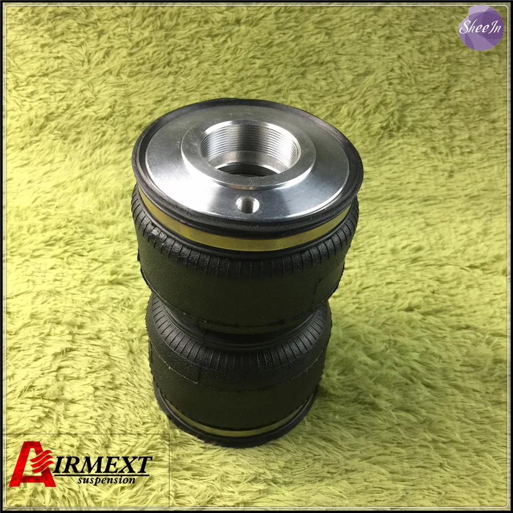 Sn120180bl2jm /fit Jom Coilover (thread M53*251/m10)air Suspension Double Convolute Rubber