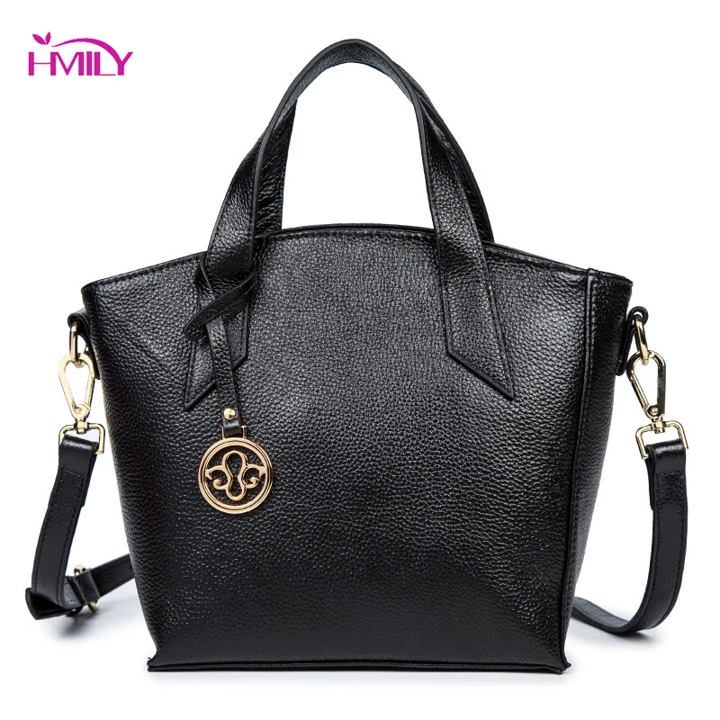 

HMILY 2018 Retro Famous Brand Casual Ladies Shoulder Bag European and American Style Women Handbags Leather Messenger New Bags