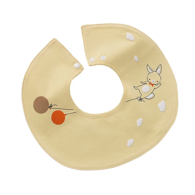 Baby Cute Cotton Cat Print Bib Burp Cloth Drooling Teething Waterproof Bibs Cartoon Towels Baby Eating Accessory Soft Baby Stuff