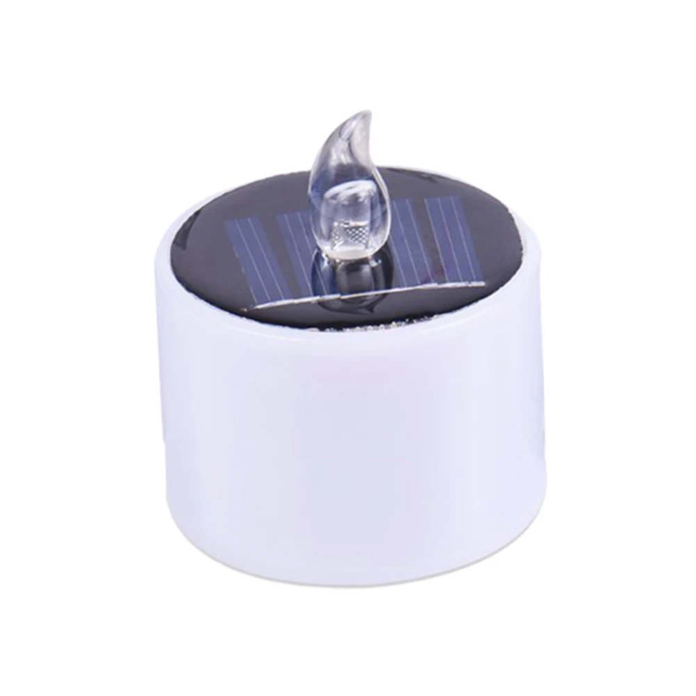 1 шт. Светодиодная лампа водонепроницаемая желтая Мерцающая беспламенная свеча