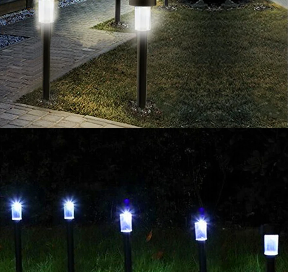 Movido a Energia Livre à Prova Água sem Fio Lâmpadas de Luz Solar para a Decoração do Jardim Luz ao ar Solar Levou Quintal Paisagem Caminho Luzes 10 Pcs d' 4 Lâmpadas solares