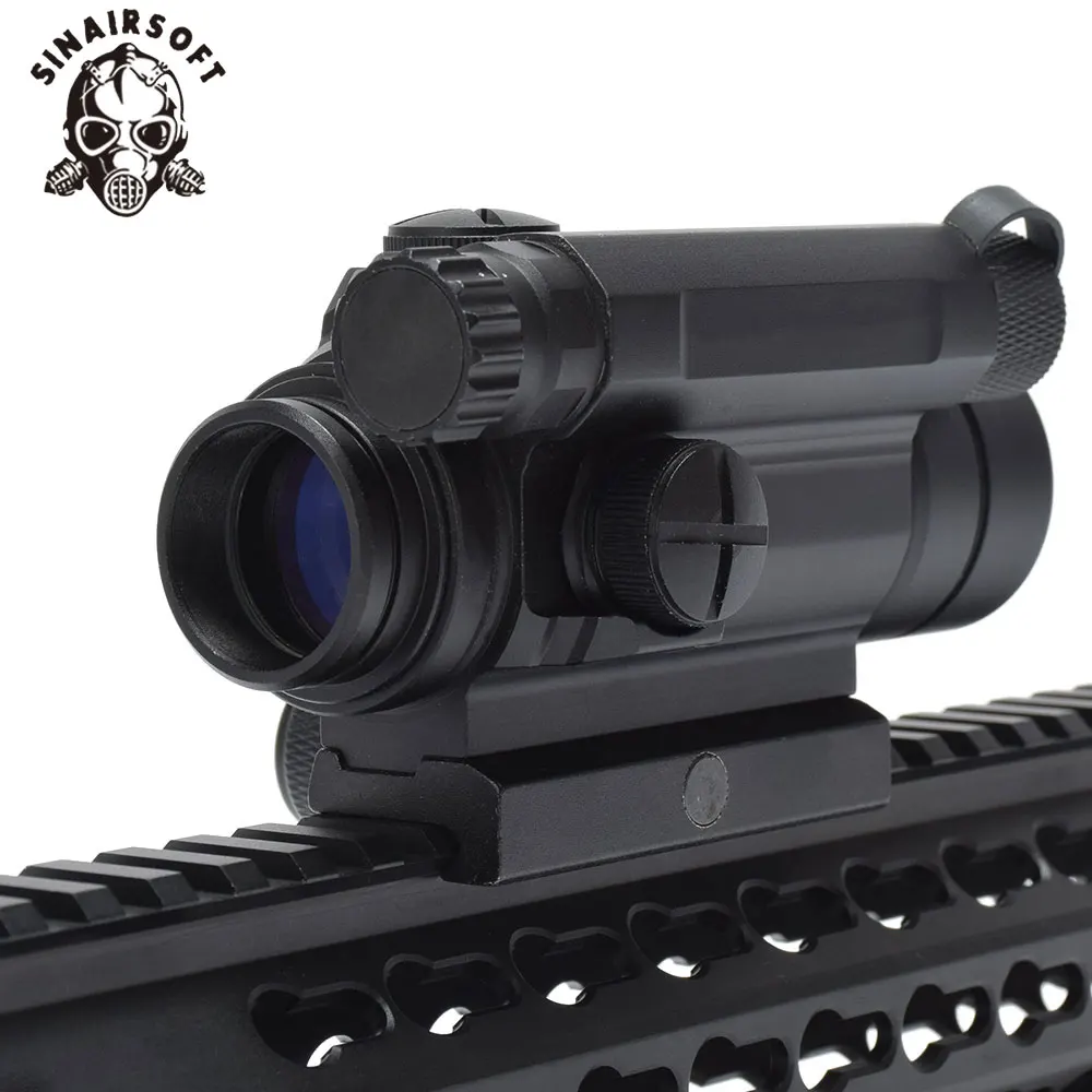 Тактический коллимационный прицел M4 1X33 с красной точкой для охоты стрельбы