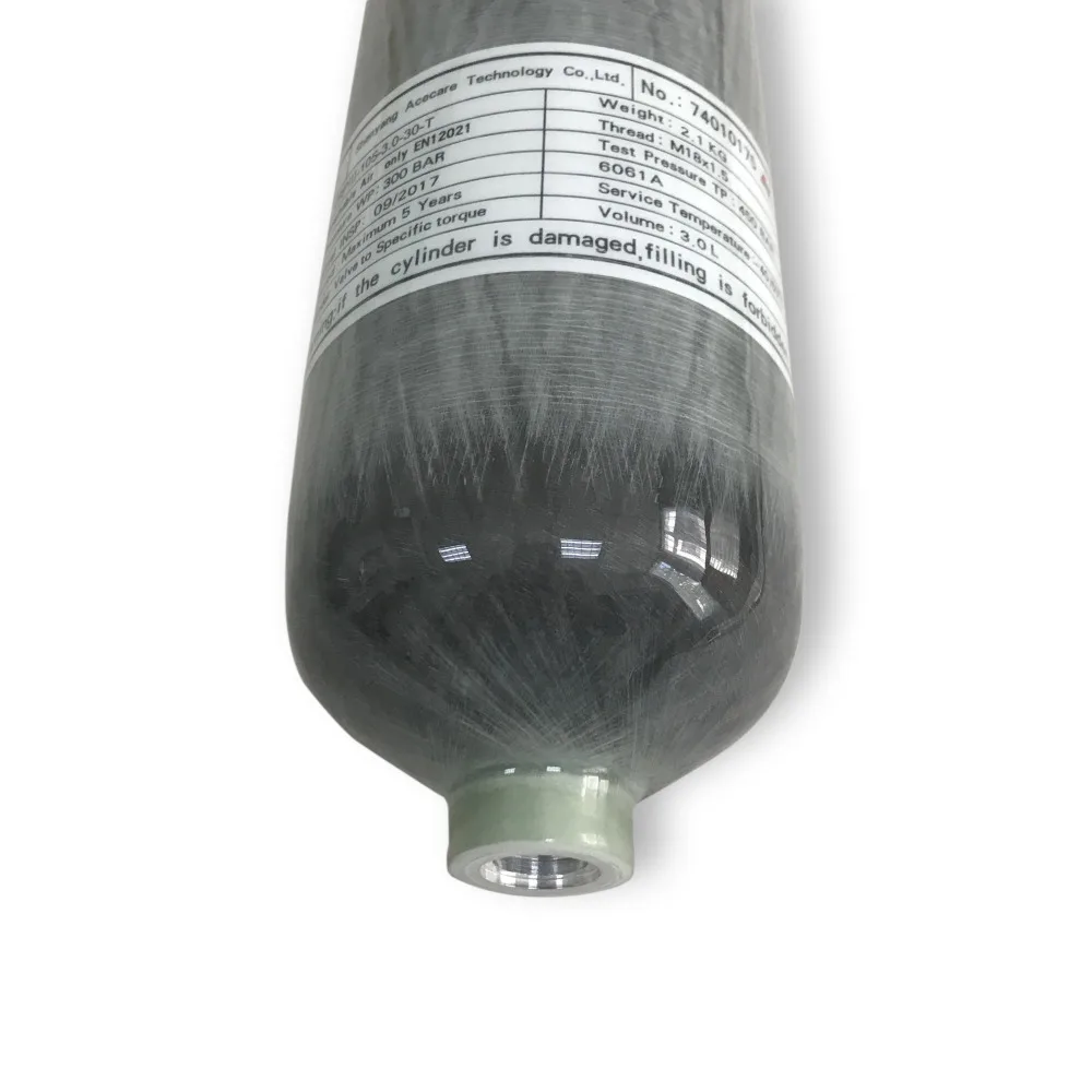 

Dove hunt pcp air gun refill koolstofvezel cilinder met 3L en 300 bar druk-K