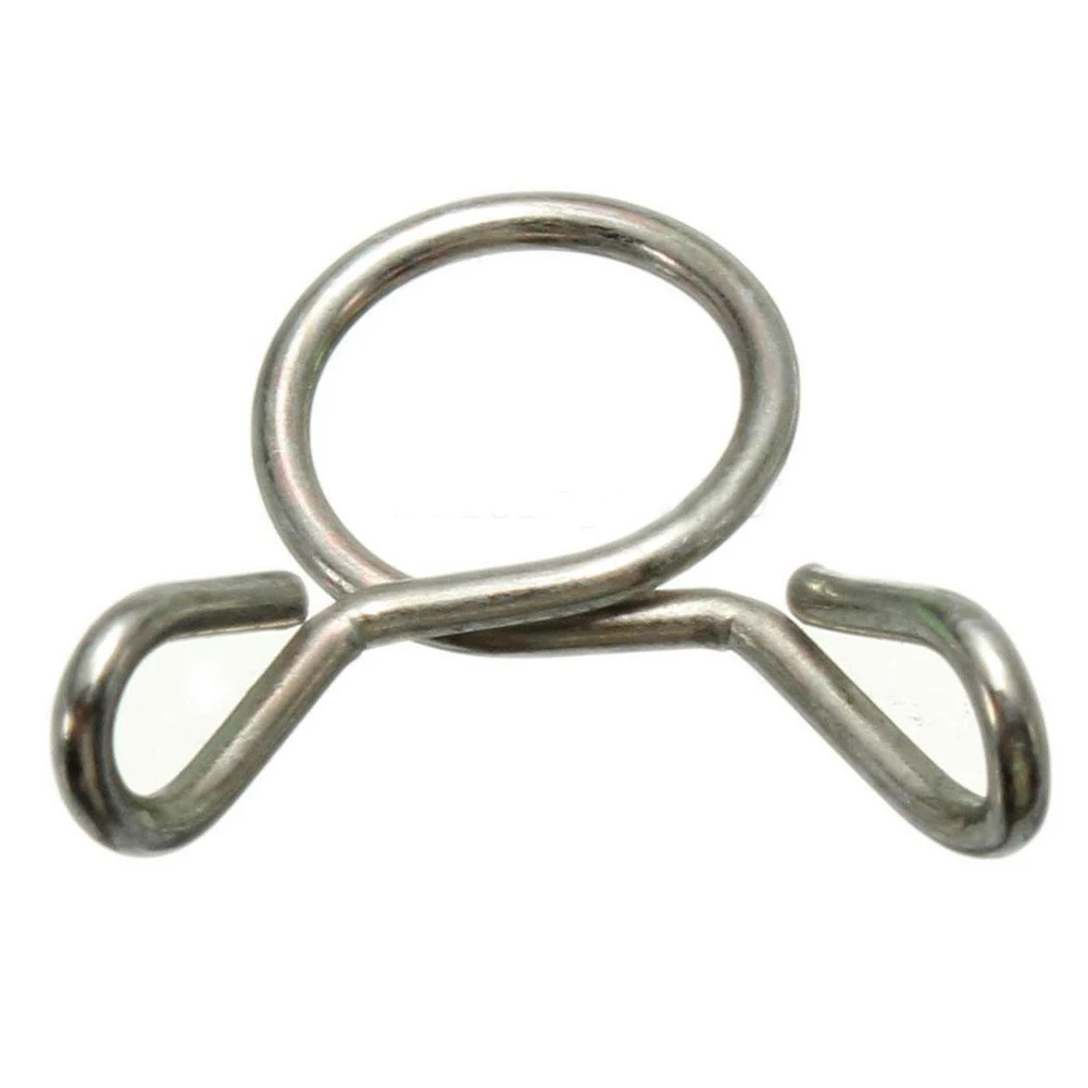 

10X 8mm Gas Fuel Line Hose Water Pipe Tubing Clamps Spring Clip Motorcycle