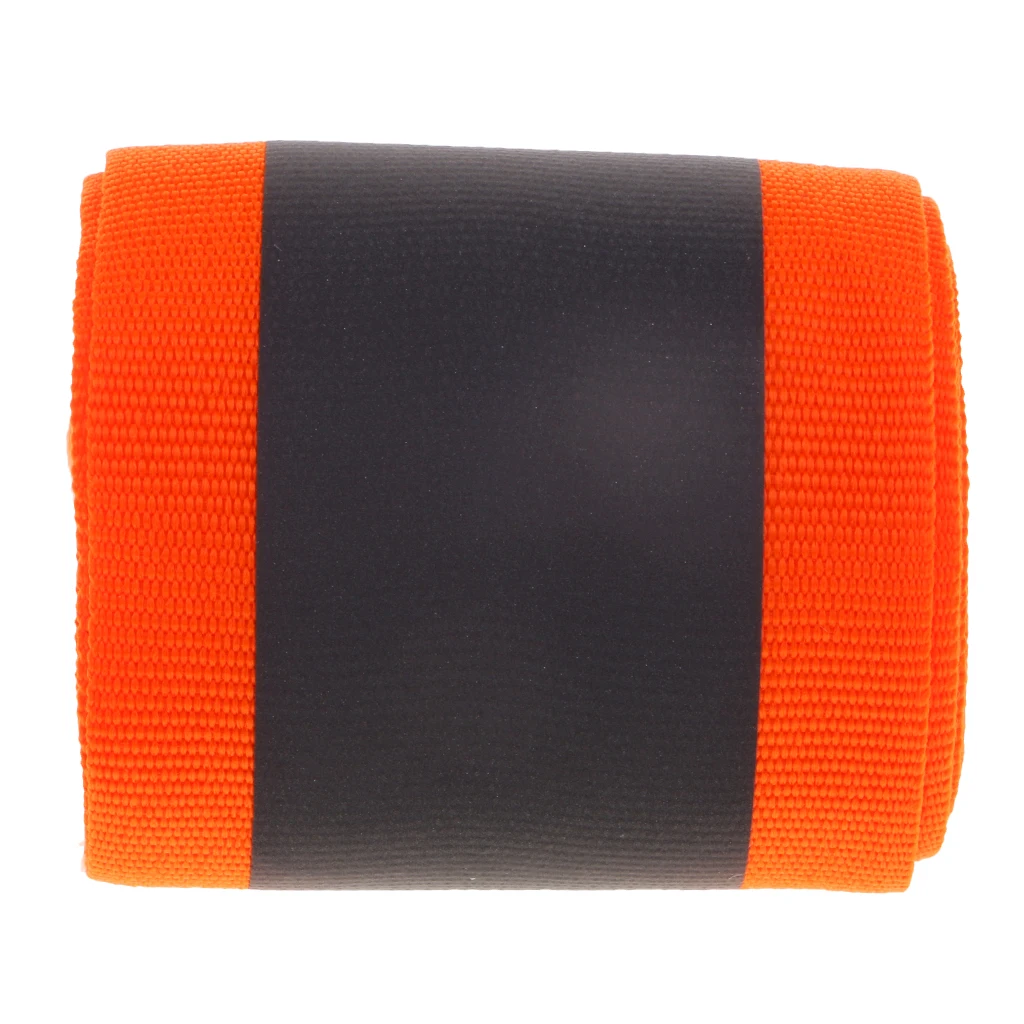 2 Roll Polyester Reflective Webbing Ribbon For Shirts Bag Fluorescent Orange