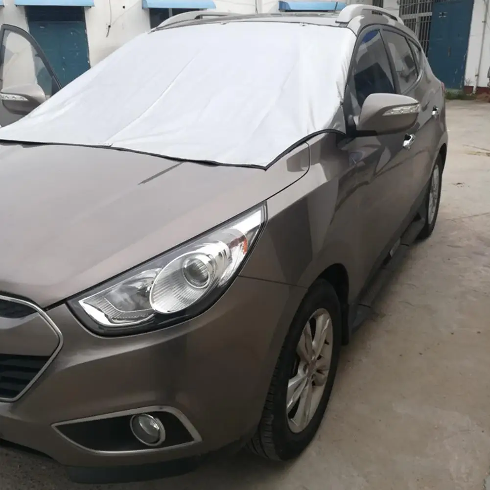 

Car Windshield Snow Cover Car Sunshade Cover Dual-use Winter Magnetic Front Windshield Snow Cover