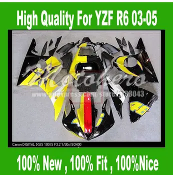 

YZF R6 fairing for Yamaha YZF R6 2003 2004 2005 #33WQ YZF-R6 YZFR6 03 04 05 fairings kit