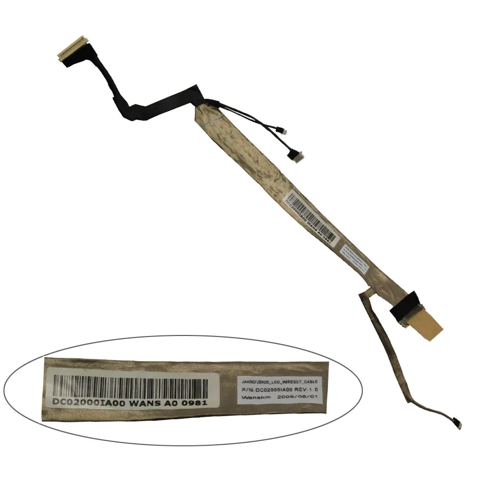 

Laptop LCD LVDS Screen Display Cable for HP DV7 DV7-1000 DC02000IA00