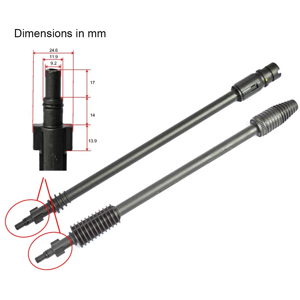 Car Cleaning Pressure Washer Jet Lance Nozzle Rotating Turbo Wand